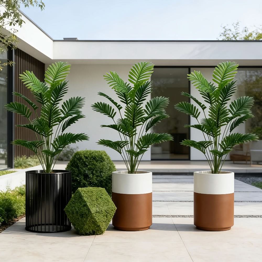 Artificial Tropical Palm Leaves for Decorative Plant Arrangements
