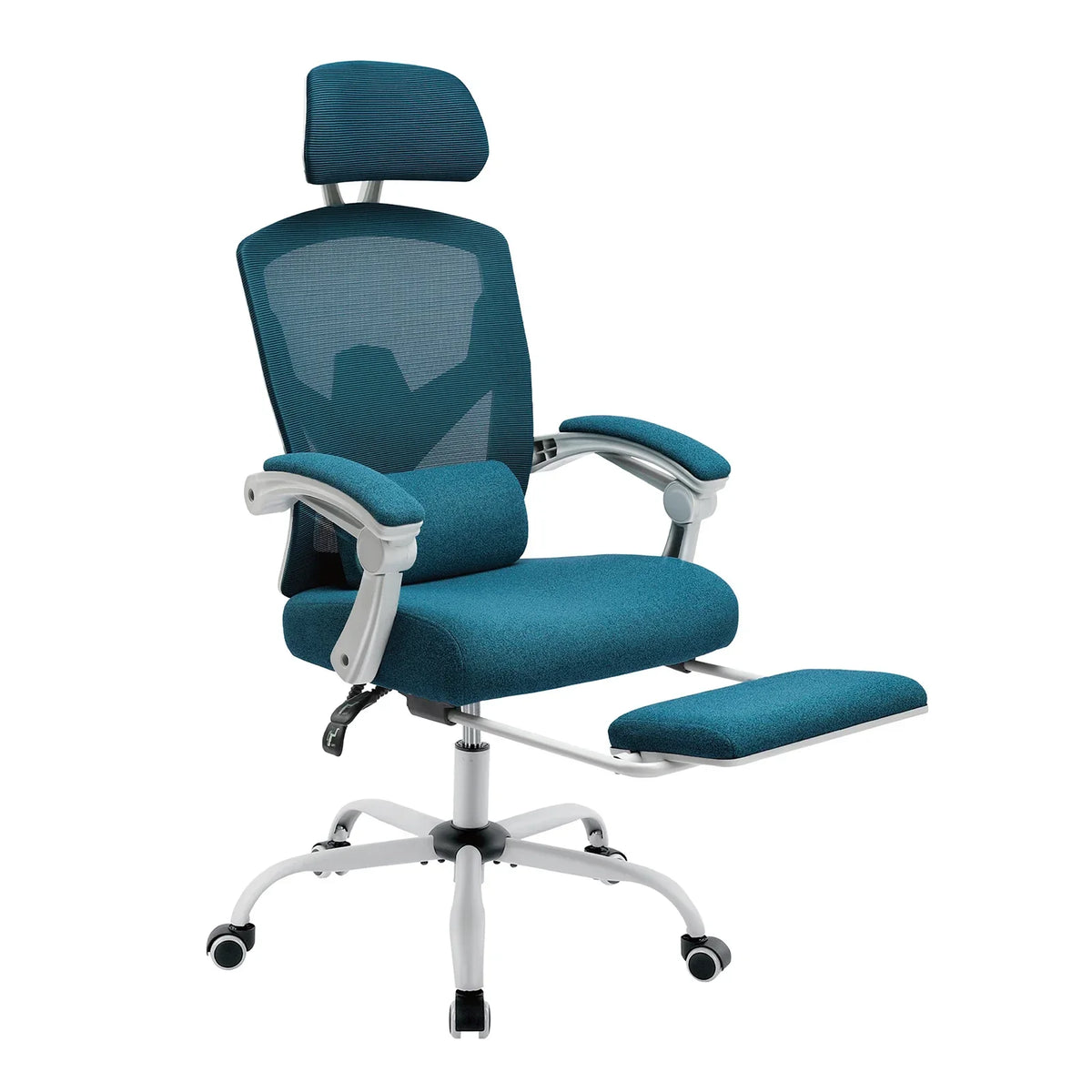 Mesh Gaming Chair with High Back, Lumbar Support, and Reclining Feature