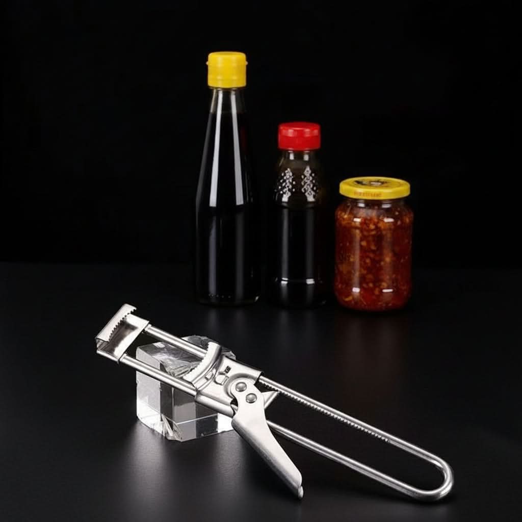 Adjustable Can Opener for Effortless Lid Extraction