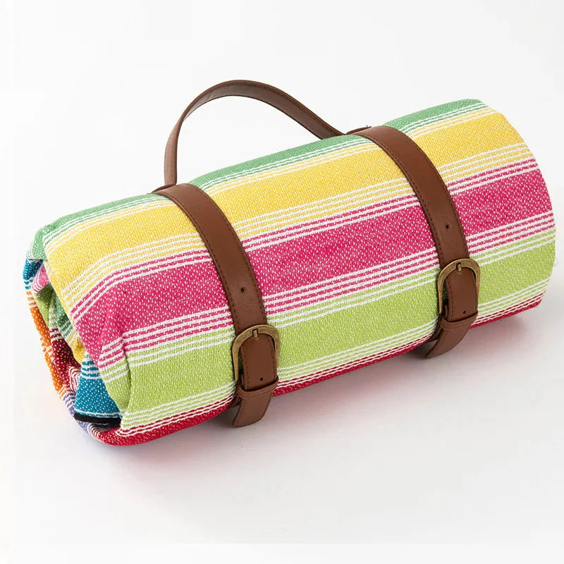 Portable Waterproof Blanket for Picnics with Carry Strap