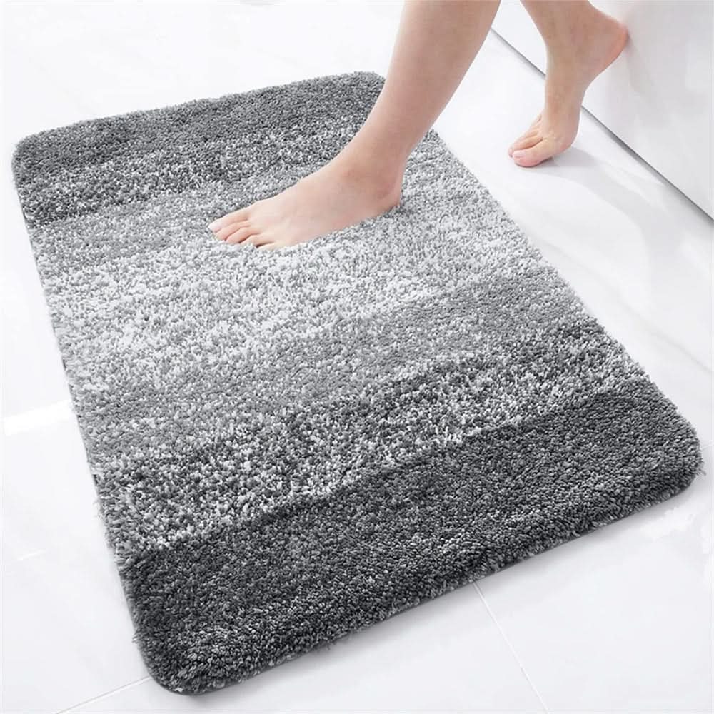 Plush Non-Slip Toilet Rug – Soft Bath Mat for Comfort