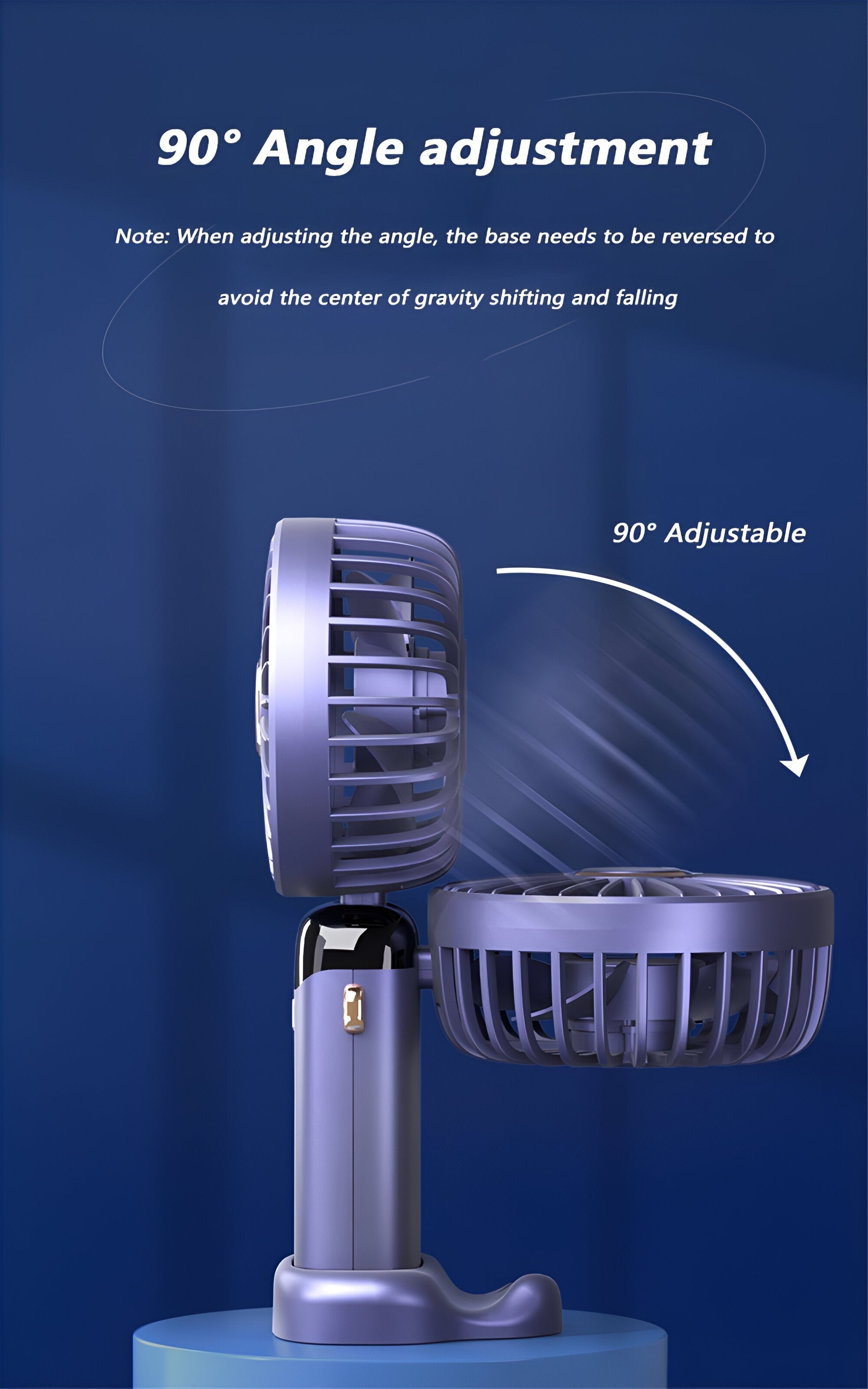 Portable Rechargeable Mini Fan for On-the-Go Cooling
