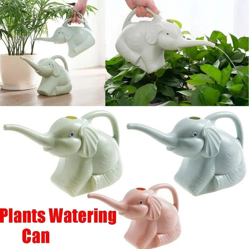 Pastel Elephant Watering Can – Decorative Design in 3 Colors