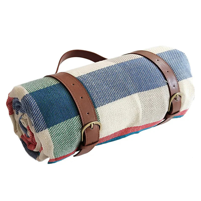 Portable Waterproof Blanket for Picnics with Carry Strap