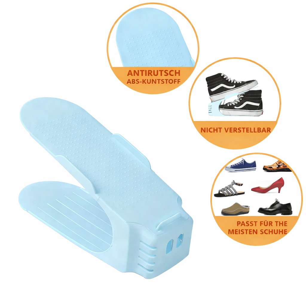 Shoe Organizer | Space-Saving Design | Adjustable Shoe Rack