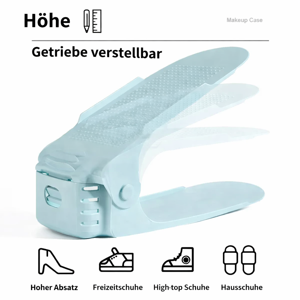 Shoe Organizer | Space-Saving Design | Adjustable Shoe Rack