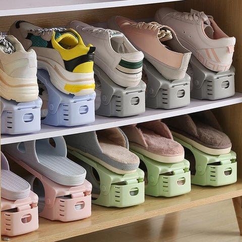 Shoe Organizer | Space-Saving Design | Adjustable Shoe Rack