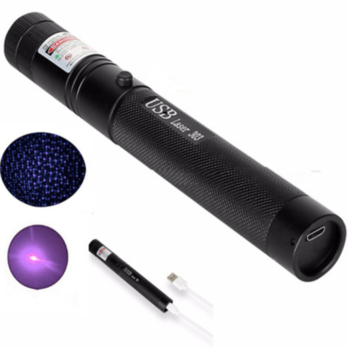 USB Rechargeable Laser Pointer with Focus Adjustment