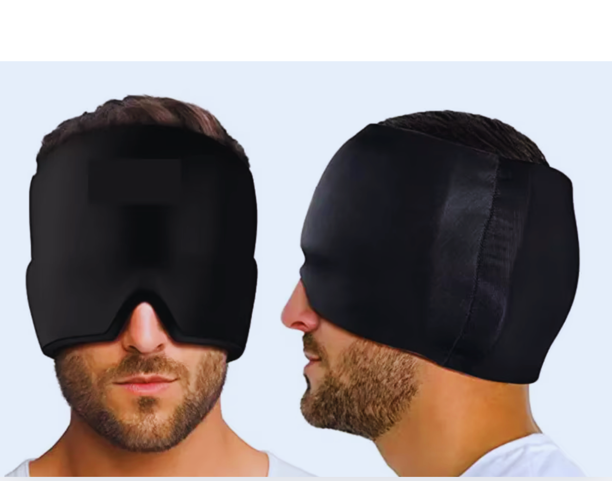 Cold Therapy Headache Wrap and Ice Hat for Migraine Relief