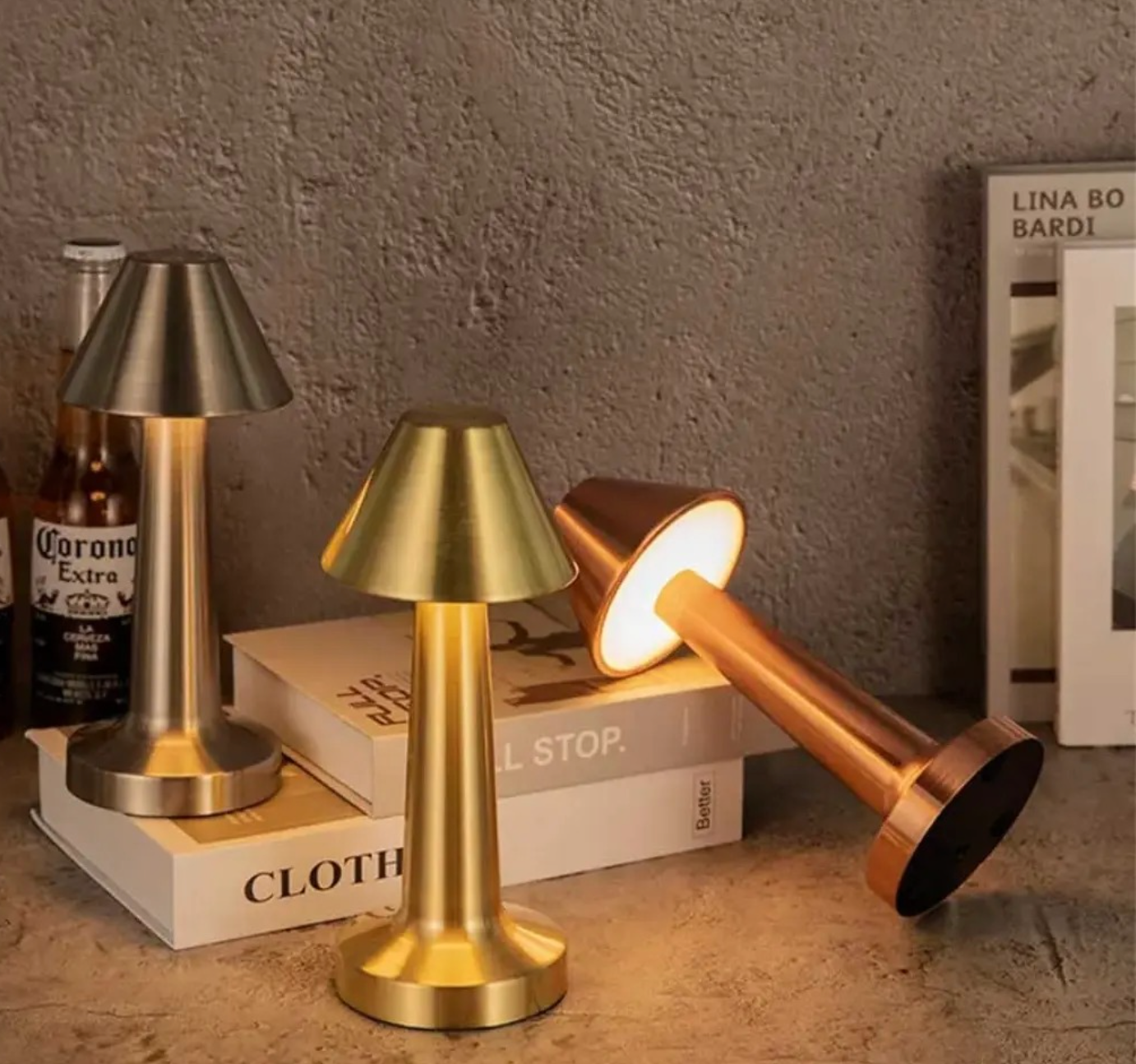 Touch Sensor LED Table Lamp - Wireless and Dimmable