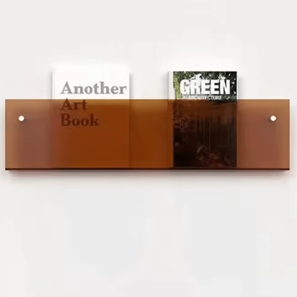 Magazine Holder Wall Shelf in Acrylic Material