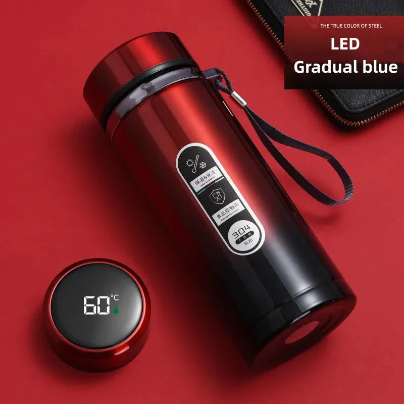 Insulated Stainless Steel Bottle with LED Temperature Indicator