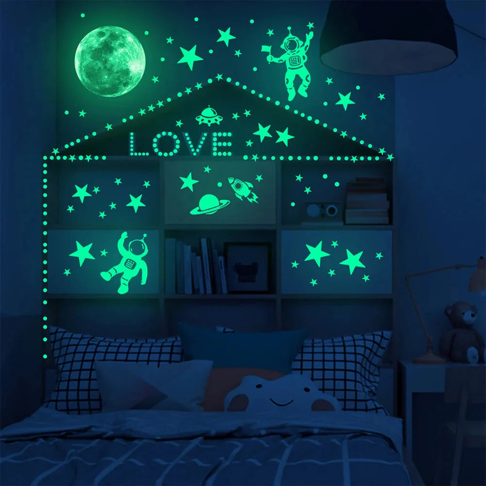Children's Room Glow-in-the-Dark Wall Decals
