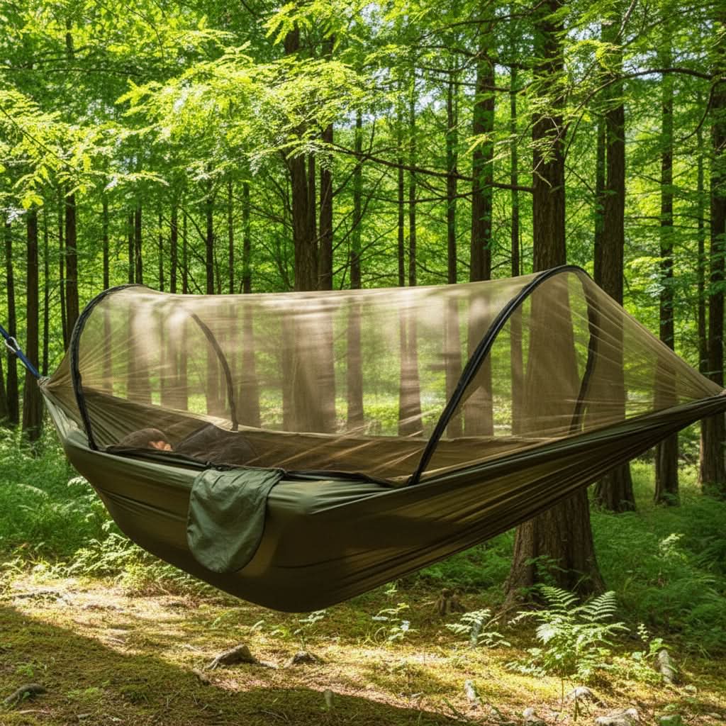 Camping Hammock for Leisure with Mosquito Netting