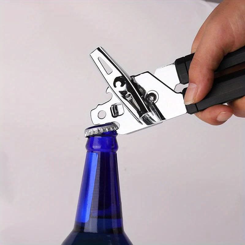 Versatile Bottle and Can Opener Tool for Multiple Uses