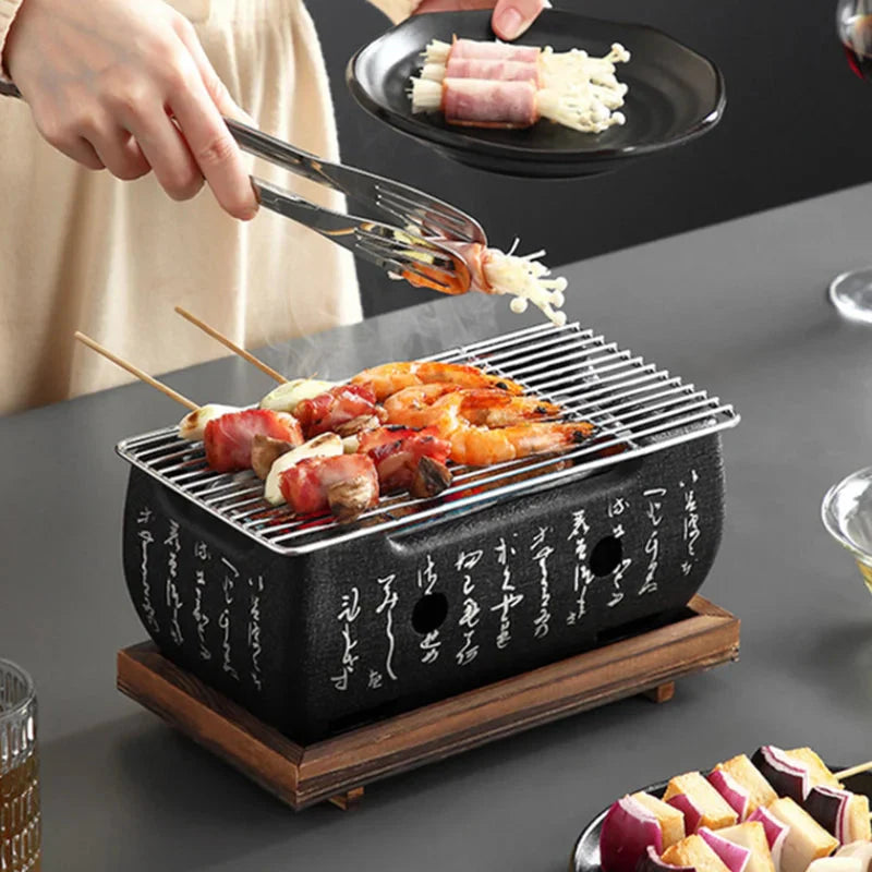 Korean Style Portable Charcoal Grill – Compact Design