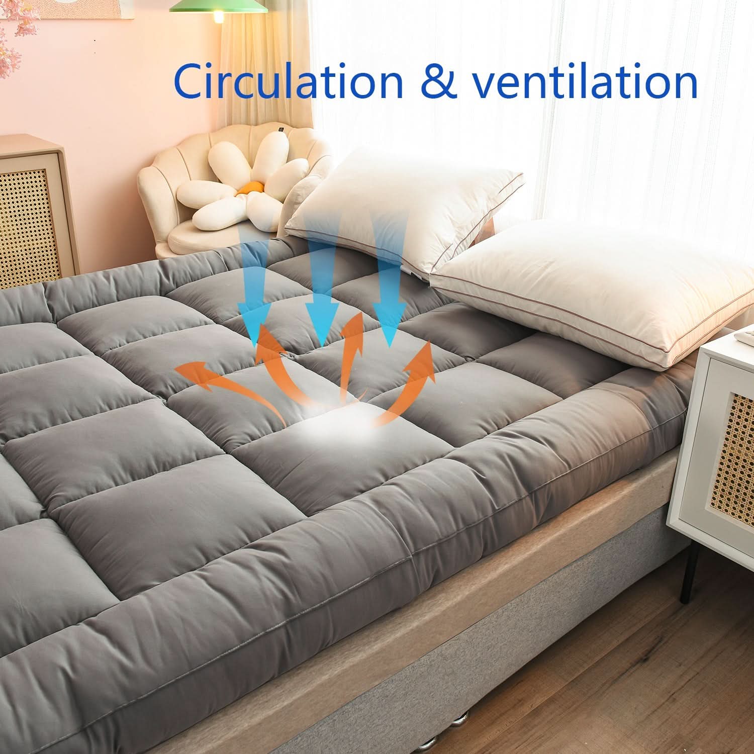 Thick Mattress Protector for Complete Body Comfort and Relaxation
