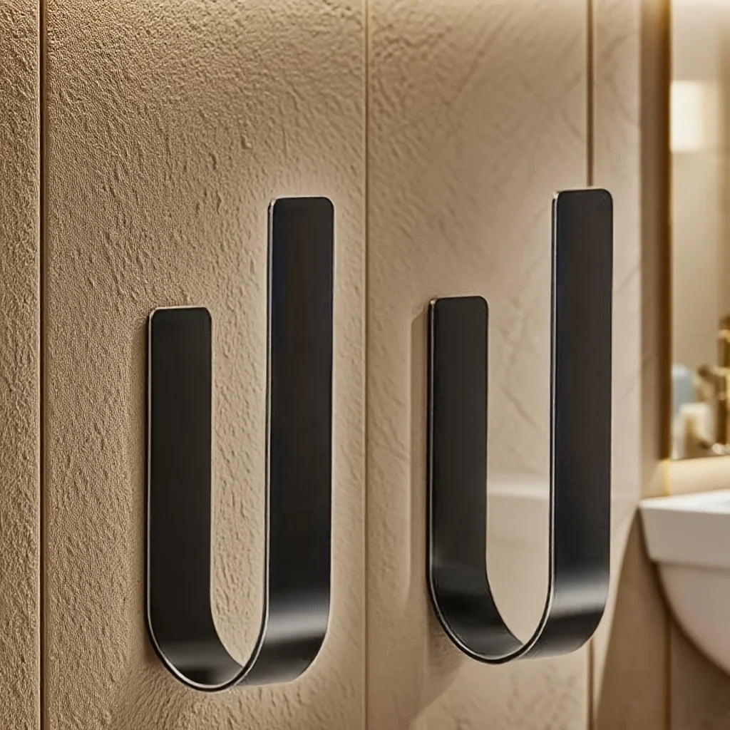 Drill-Free Wall Holder for Three Toilet Paper Rolls