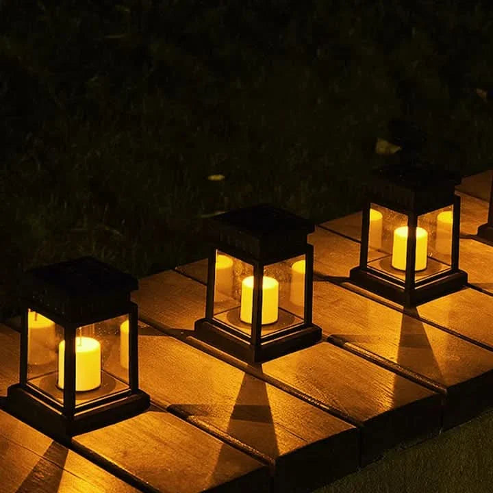 Solar Lantern Candle for Creating a Cozy Outdoor Atmosphere
