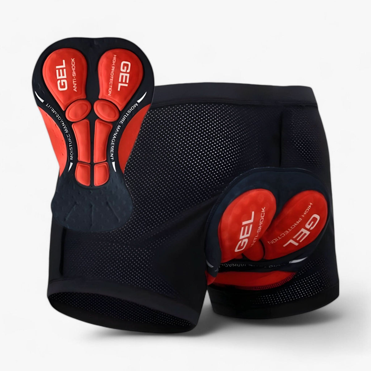 Padded Motorcycle Riding Shorts with 5D Gel Cushion – Breathable Comfort