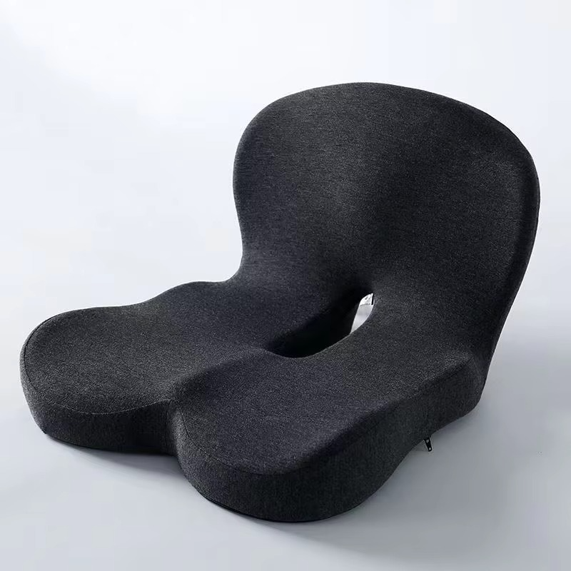 Ergonomic Comfort Cushion with Removable Cover for Back Support