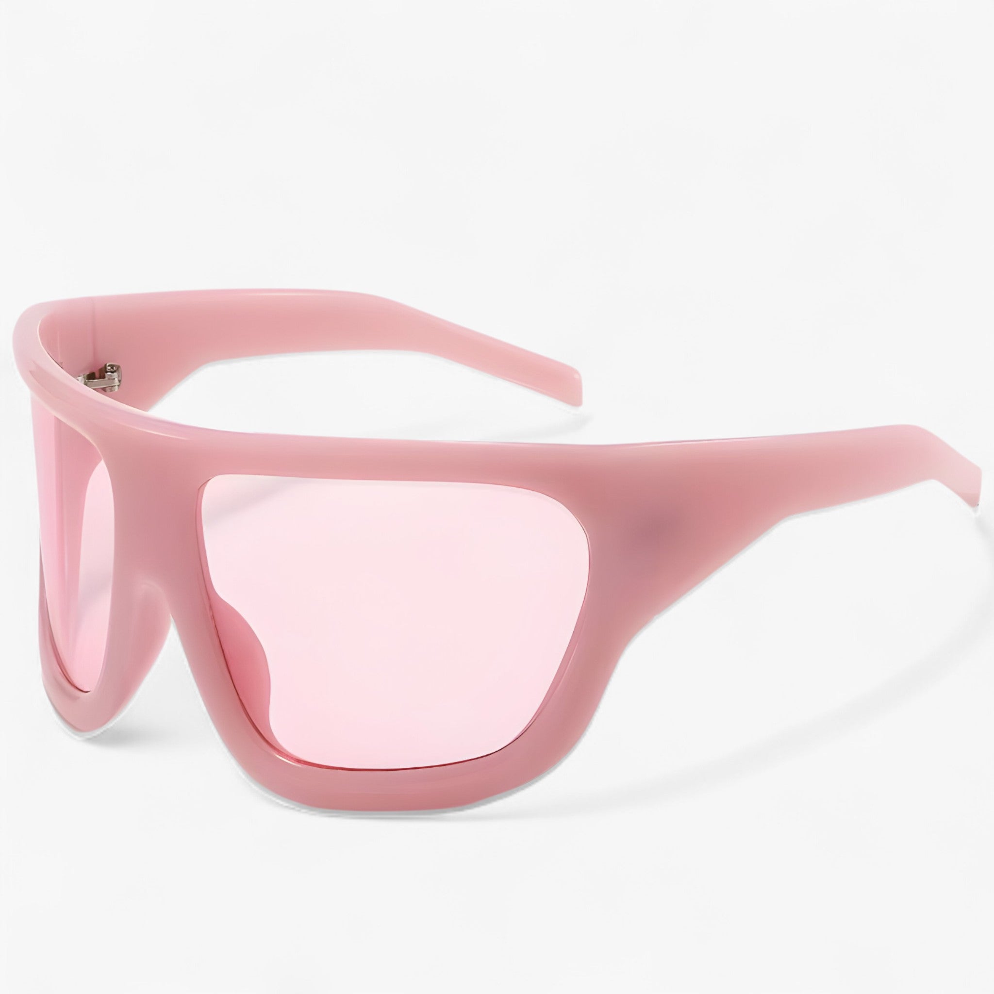 Large Sports Sunglasses with Wraparound Design