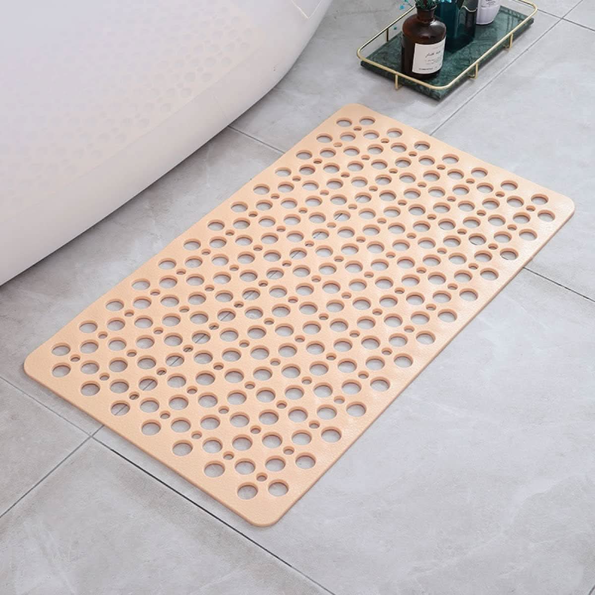 Non-Slip Bath Mat with Antibacterial Grip for Safety