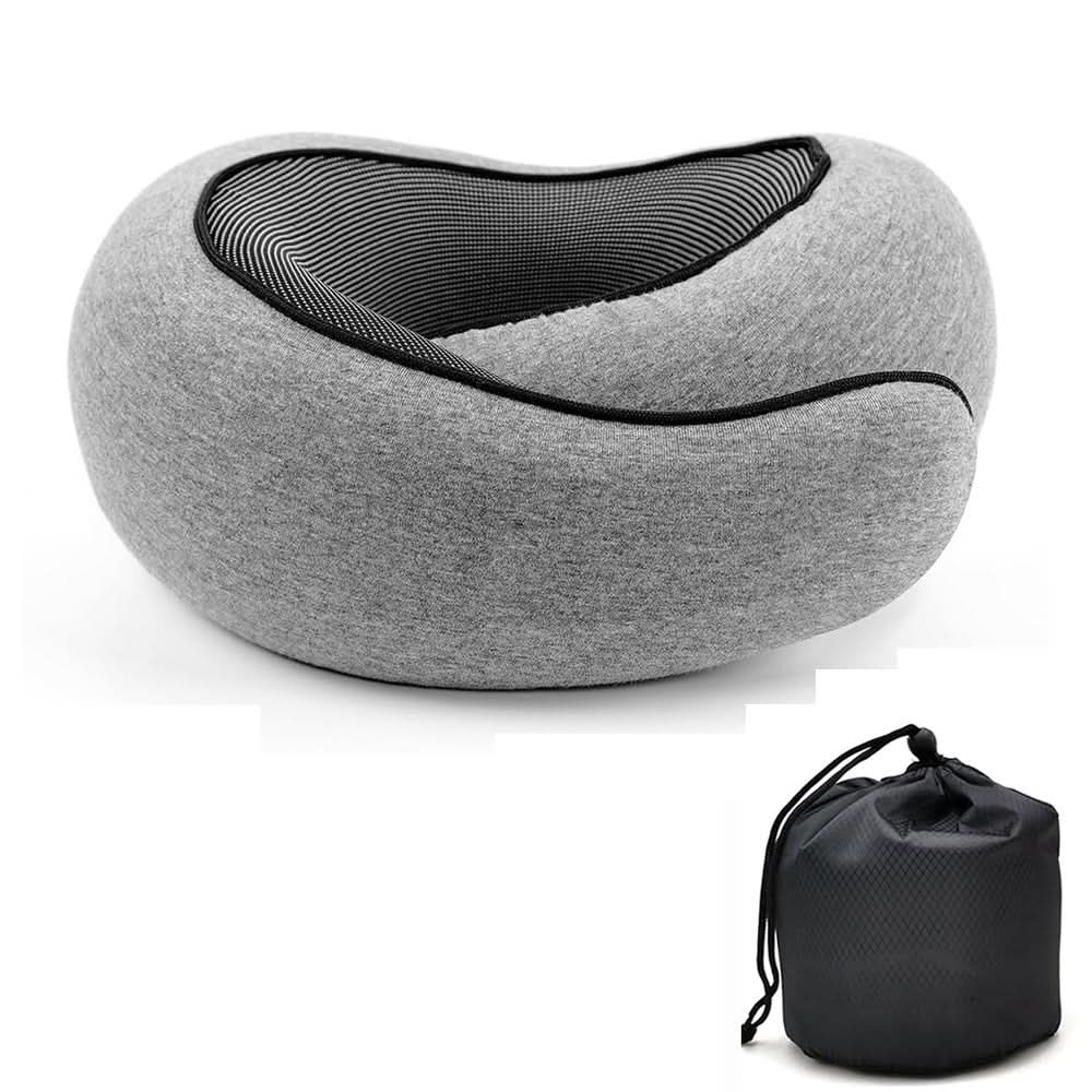 Adjustable Comfort Neck Pillow with Memory Foam for Relaxation