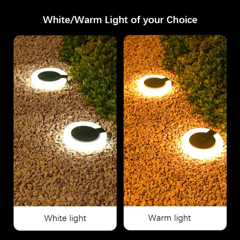 360° Swiveling Solar Ground Light with IP65 Waterproof Design