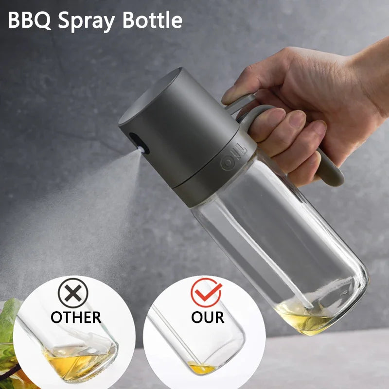 250ml Cooking Dispenser and Air Fryer Glass Olive Oil Sprayer