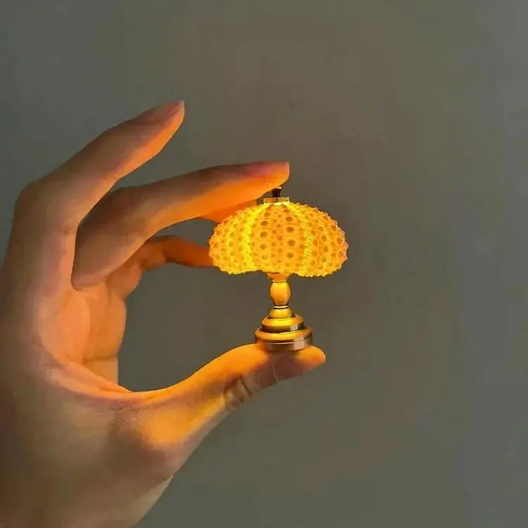 Night Light Featuring Sea Urchin Design with Soft Ambient Glow