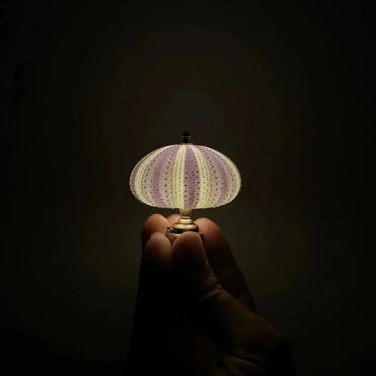 Night Light Featuring Sea Urchin Design with Soft Ambient Glow