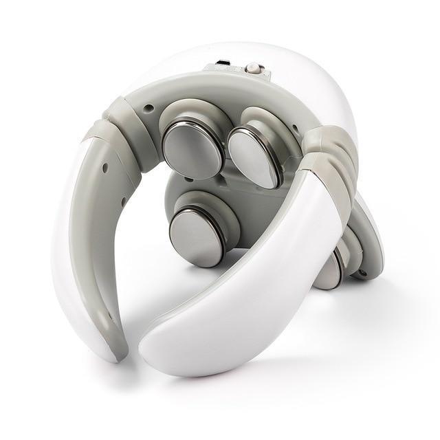 4D Wireless Neck and Shoulder Massager with Heat - Soothing Relief