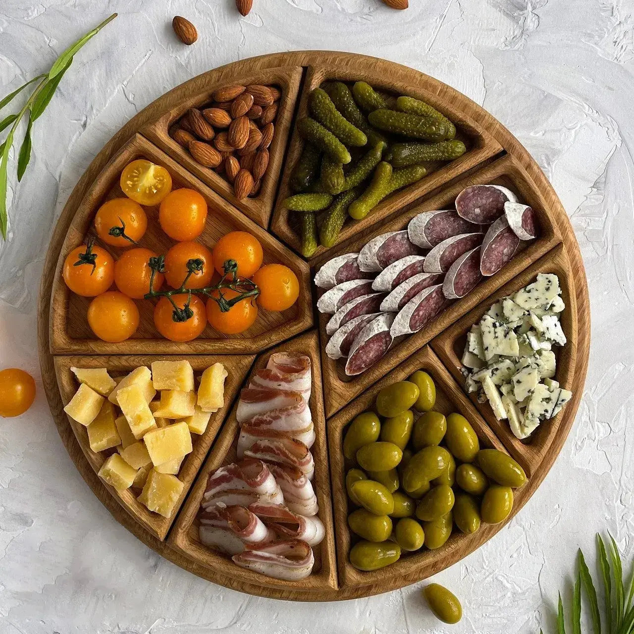 Set of Serving Trays Made from Wood