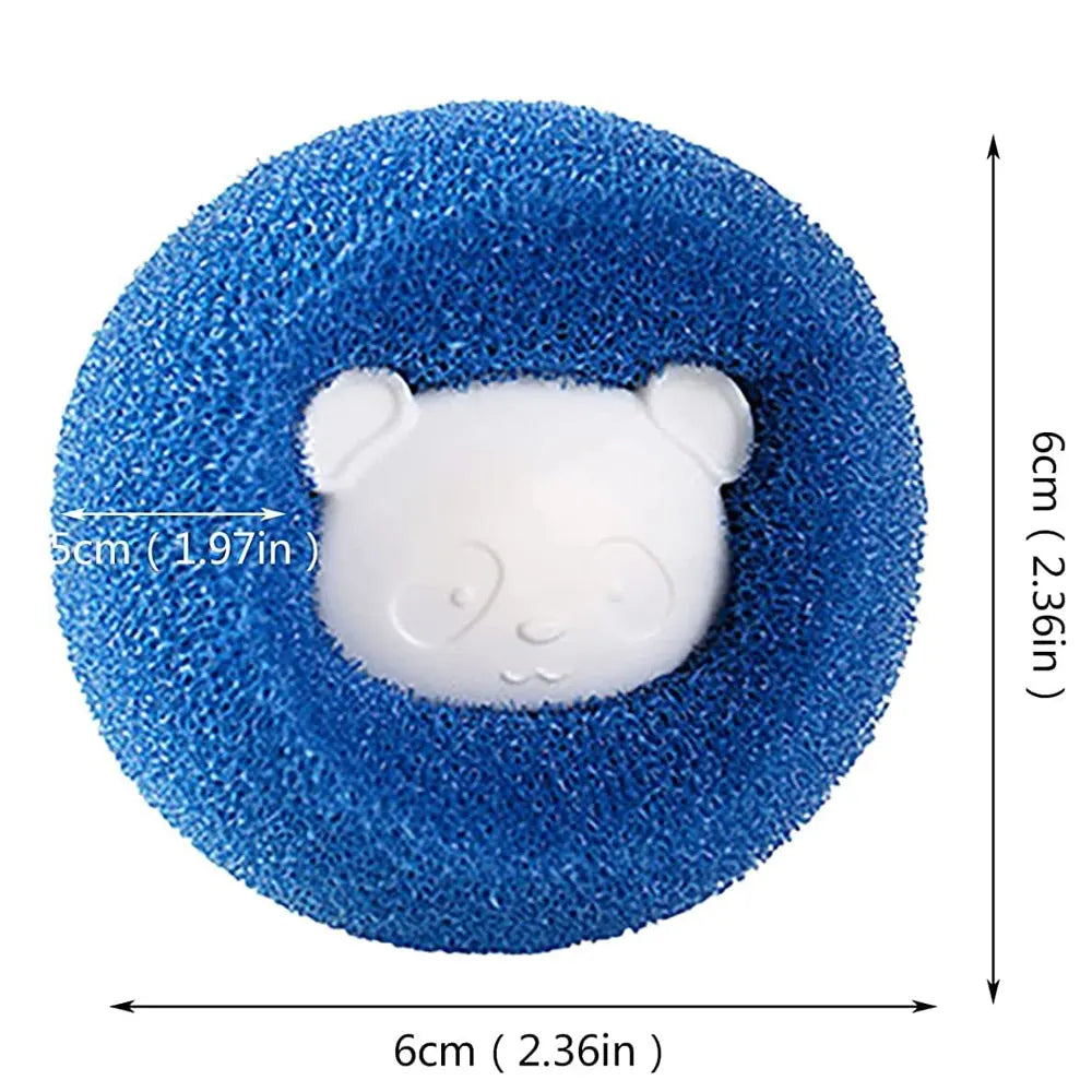 Set of 6 Laundry Balls for Pet Hair Removal – Hair-Free Washing