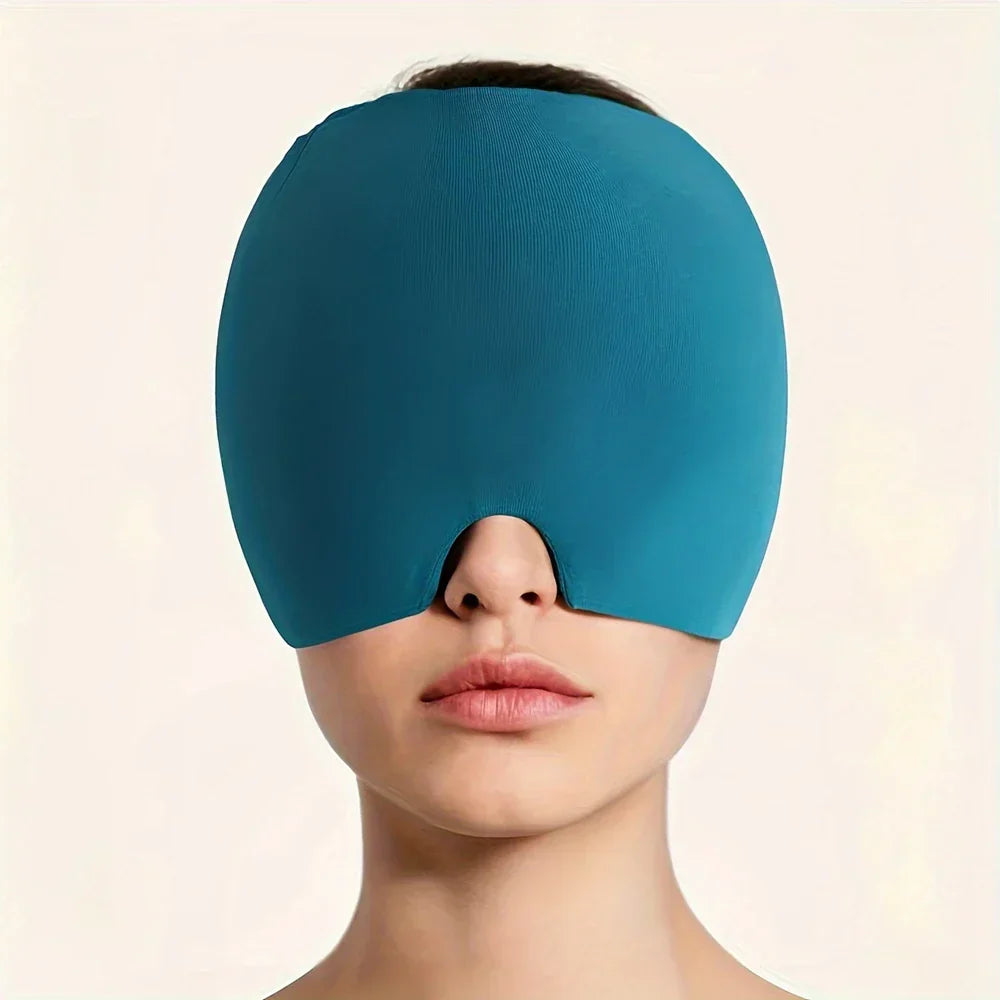 Cold Therapy Headache Wrap and Ice Hat for Migraine Relief