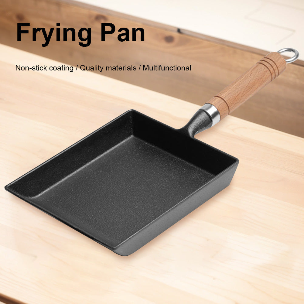 Japanese Omelette Skillet – Non-Stick Cast Iron Tamagoyaki Pan