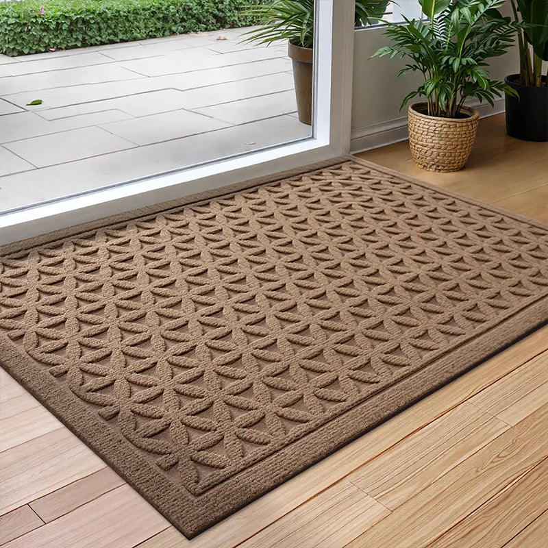 Durable Non-slip Door Mat for Indoor/Outdoor Use - Water-absorbent & Mold-resistant