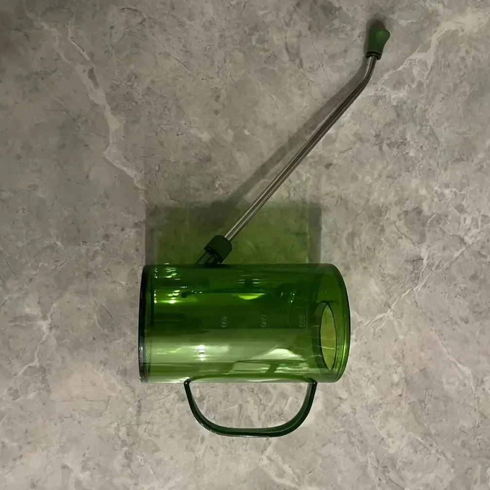 Long Spout Watering Can with Measurement Marks – Available in Green or Gray
