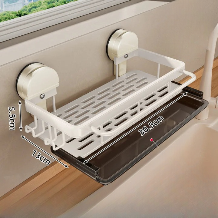 Suction Cup Kitchen Shelf – Easy Installation Without Drilling