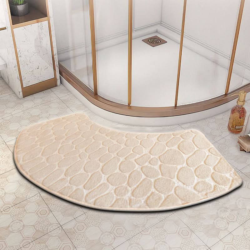 3D Quick-Dry Non-Slip Velvet Bath Mat in Soft Texture