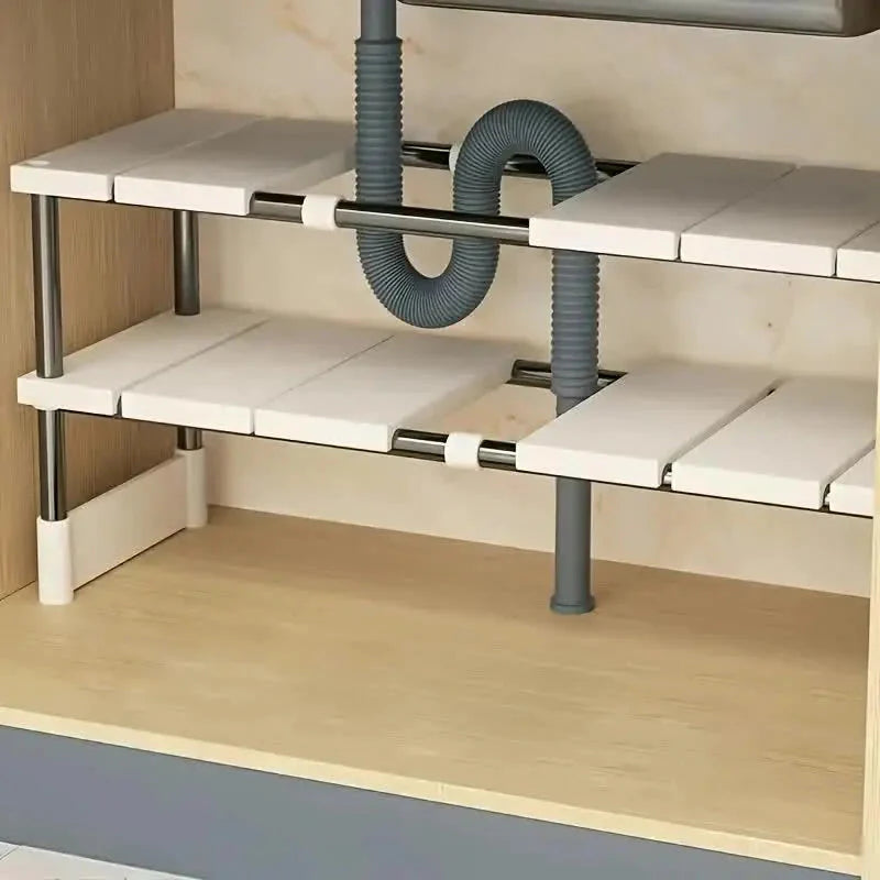 Under-Cabinet Shelf with Adjustable Design – Maximize Space and Organization