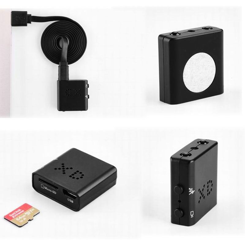 Mini Security Camera 1080P HD | 5m IR Night Vision | Motion Detection | Spotlight Lens