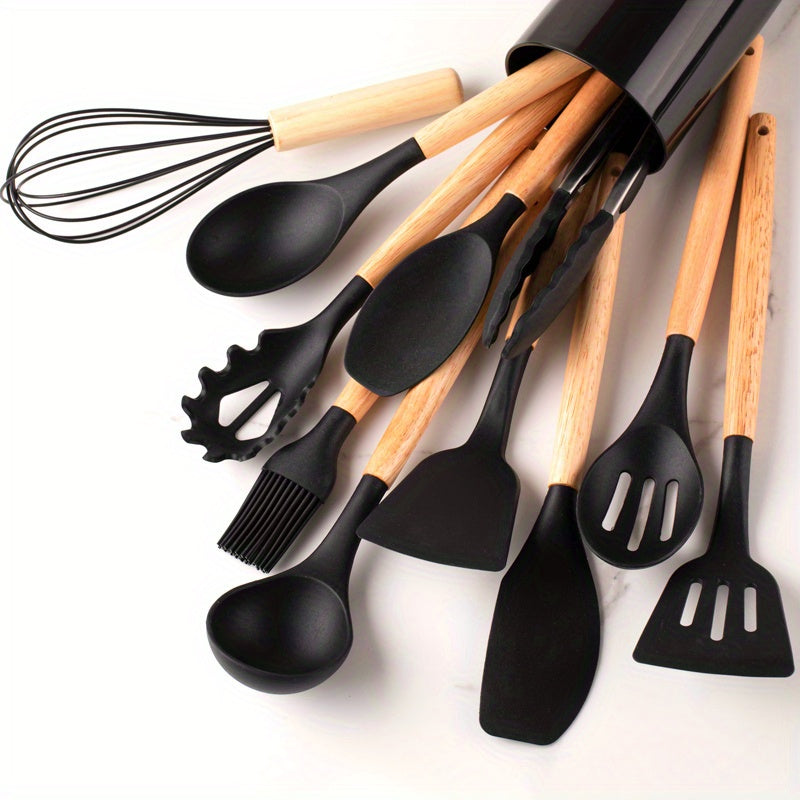 Culinary Bliss 12-Piece Silicone Utensil Collection