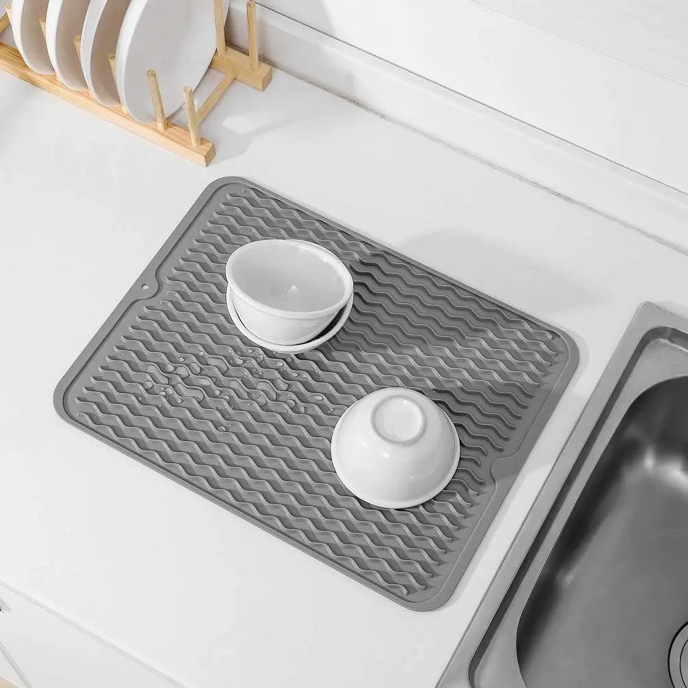 Heat-Resistant Kitchen Silicone Drying Mat