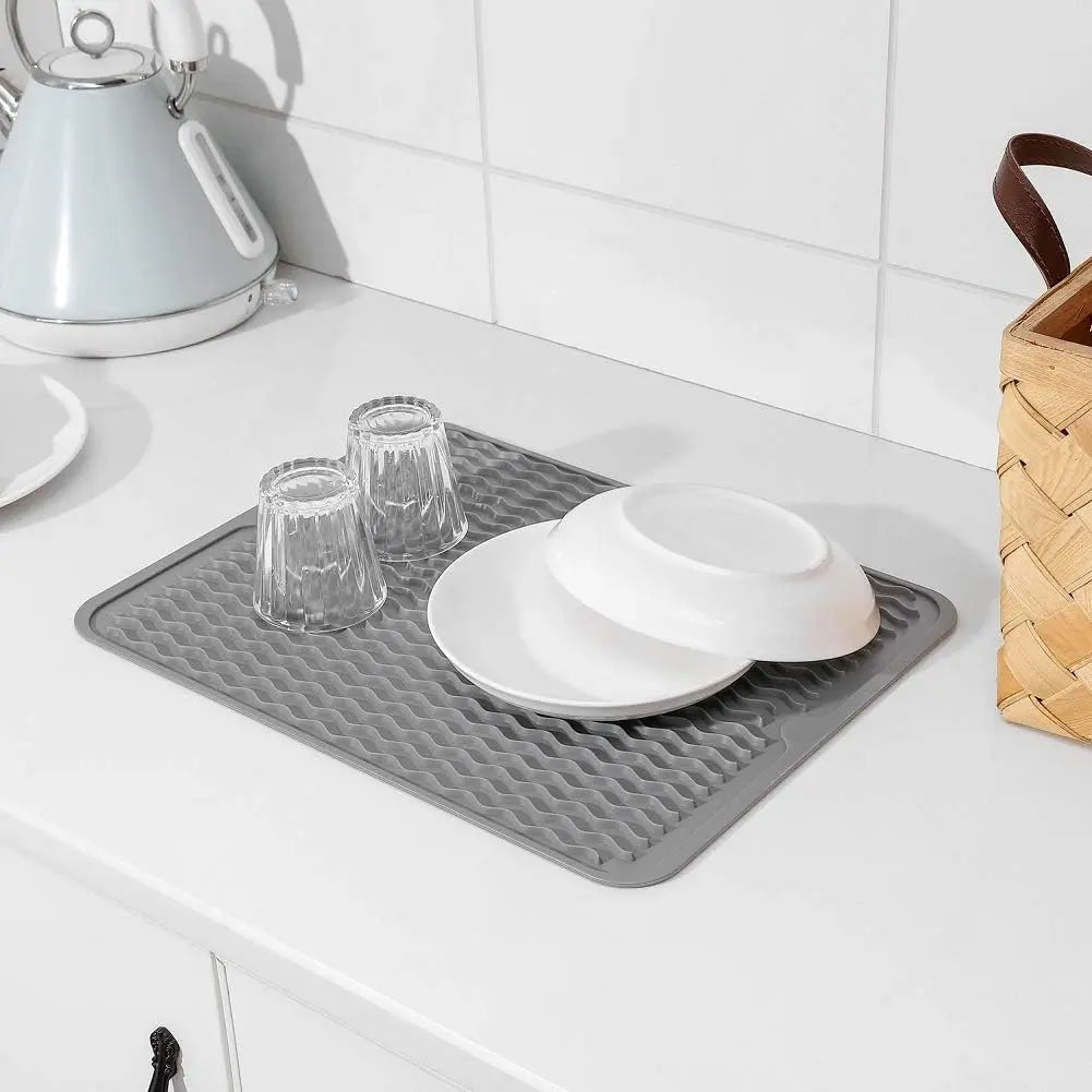 Heat-Resistant Kitchen Silicone Drying Mat