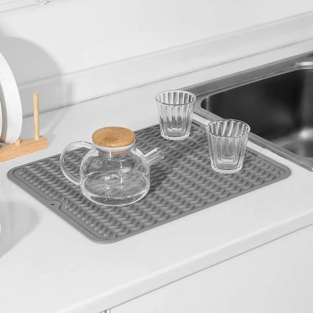 Heat-Resistant Kitchen Silicone Drying Mat