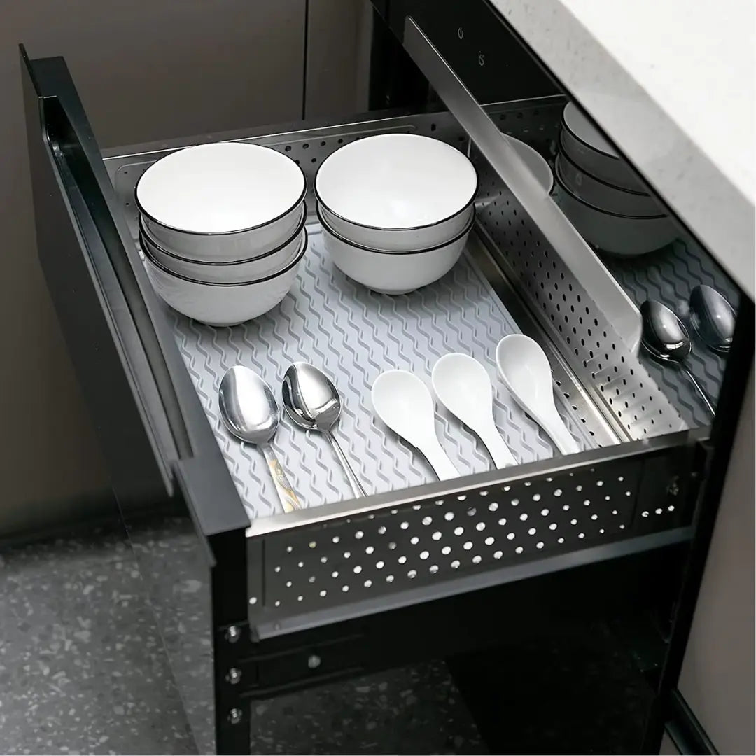 Heat-Resistant Kitchen Silicone Drying Mat