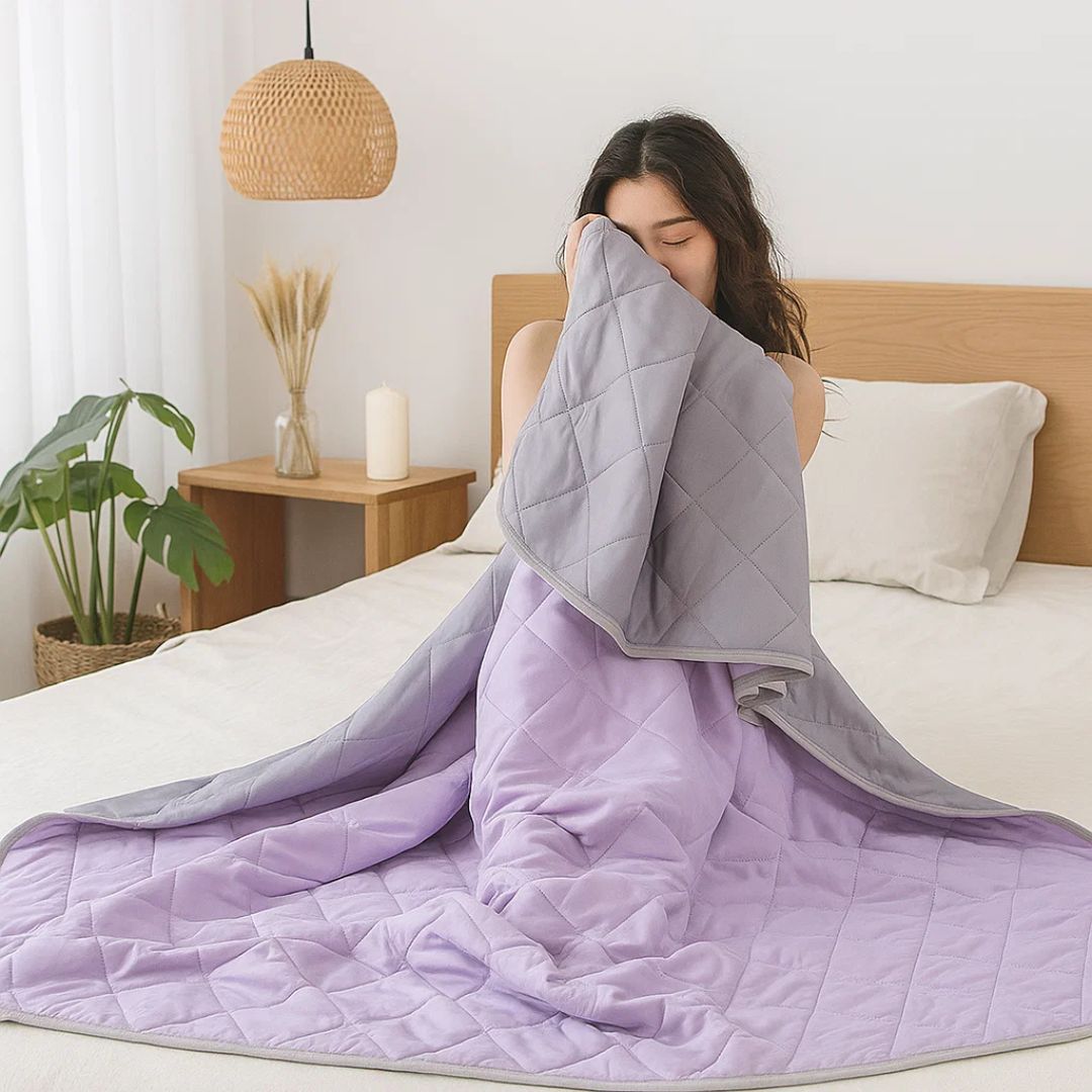 Silk Fiber Cooling Blanket – Regulates Temperature