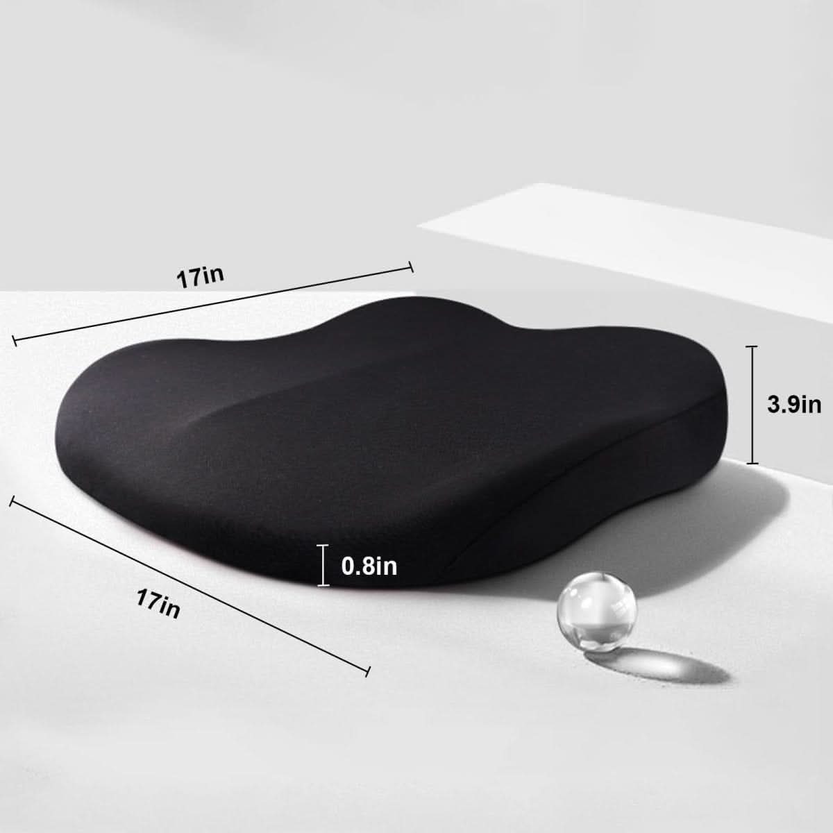 Ergonomic Memory Foam Car Seat Cushion for Enhanced Comfort